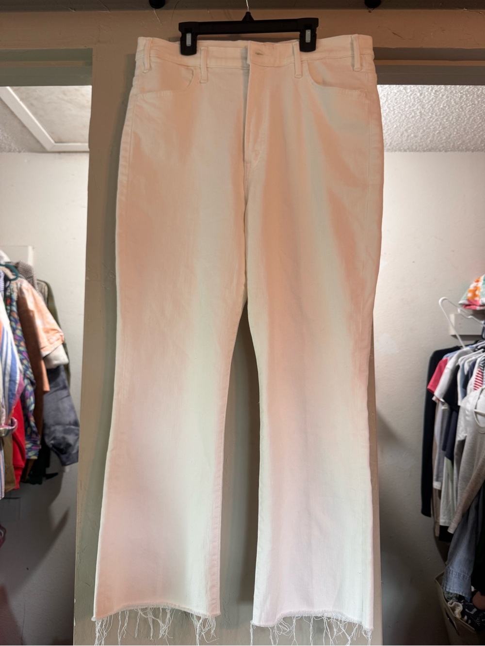White Women’s High-Rise MOTHER  Jeans